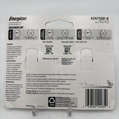 Two Packs Energizer EZ Turn & Lock 675 Hearing Aid Batteries – Sale Date 8/2024