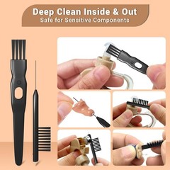 Premium Hearing Aid Cleaning Kit – Compatible with Rechargeable Hearing Aid with