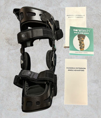 Coretech 845 OA Right Knee Brace Adjustable Support SUP2079BLKRM New