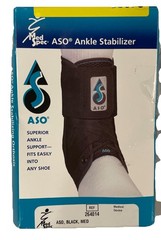 Med Spec ASO Ankle Stabilizer Brace Lace-Up Support Medium New
