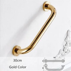 Gold Polished Brass Bathroom Bath Shower Safety Grab Bar Toilet Hand Rail Holder