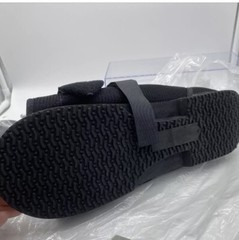 Women MEDLINE Semi rigid Post-Op 1 Shoe Black Large 8.5-10Sz Adjustable Slipper