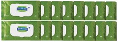 MedLine FitRight Aloe 768 Ct Quilted Wipes 8×10, 16Packs, 48Shts Each