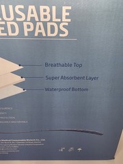 3 Brand New Careboree Reuseable Underpad 18″x24″ Machine Washable Blue