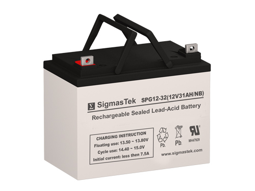 Alpha Technologies UPS 1295 Replacement Battery By SigmasTek – GEL 12V 32AH NB