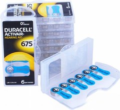 180 x Duracell Activair Hearing Aid Batteries Size 675 Hearing AID 30×6 Pack …
