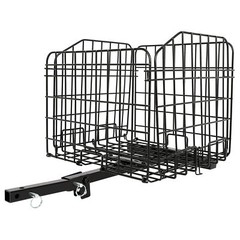 Rear Basket Accessory Folding For Most Mobility Scooters Sturdy Steel Black