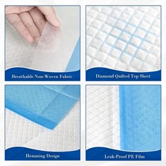 Chucks Pads Disposable 23″x36″ 50 Count , Leakproof Adults Incontinence Bed P…