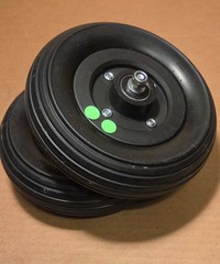 PAIR 7″ x 2″ Caster Wheels for Quickie Power Chairs Pulse 6 5 Q500M Q300M #2