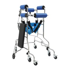Adjustable Adult Standing Walker 8-Wheels Walking Aid for Patients and elder