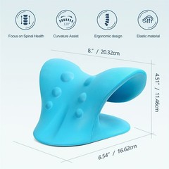 C-Shaped Cervical Chiropractic Traction Pillow Neck Shoulder Relaxer 20cm/8″