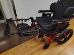 Ki Focus CR Tilt In Space Manual Wheelchair Elevating Leg Rests Adult Stroller