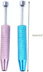 Stylish 2-Pack Mini Grabber Tools – Pink & Blue Claw Holders for Delicate Items