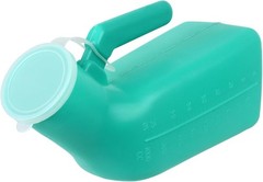 2 Pack 1000ml Spill-Proof Urinal Bottles with Lid – Ideal for Elderly & Travel