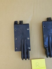 PAIR Quickie Motor Mounts Hanger Brackets for QM-710 715 720 Used Parts Plate
