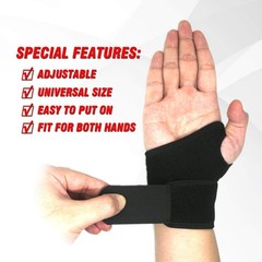 Wrist Brace Sports Band Wrap Adjustable Support Gym Strap Carpal Tunnel Bandage.