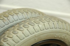 PAIR Pihsiang 3.00-8 FLAT FREE Wheels Tires for Shoprider Jetstream Power Chairs
