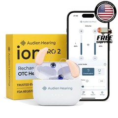 Next-Gen Audien ION Pro 2 Hearing Aids | Custom Profiles & UV Self-Cleaning Tech