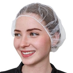 Disposable Honeycomb Nylon Hair Nets – Breathable 1,000 Count | Multiple Colors