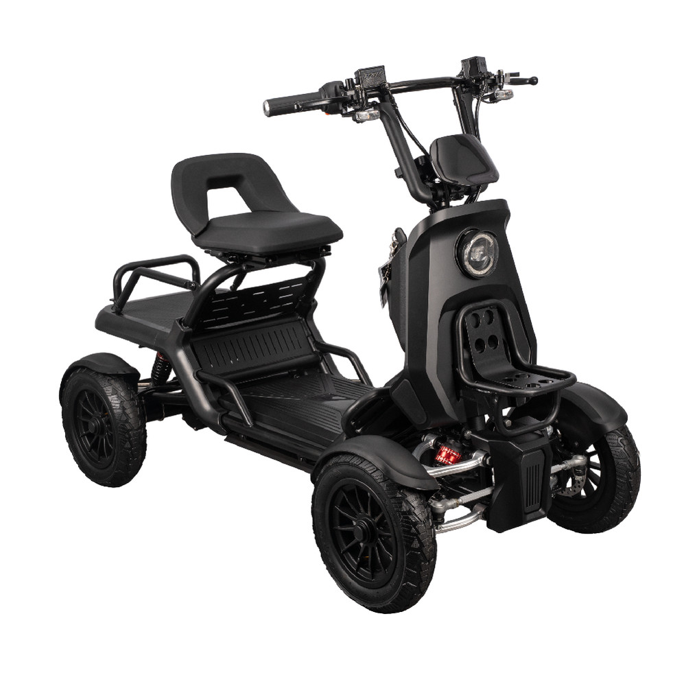 500W 4 Wheel Mobility Scooter 48V 27Ah 31 Miles All Terrain Electric Scooter NEW