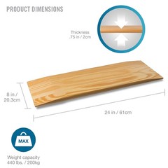 DMI Transfer Board and Slide Made of Heavy-Duty Wood 24″, 440 Pounds