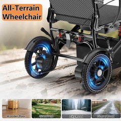 Foldable Intelligent Electric Power Mobility Wheelchair Power Chair All Terrain