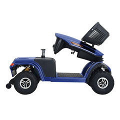 4 Wheel Mobility Scooter 800W All Terrain Electric Scooter Swivel Seat Blue NEW