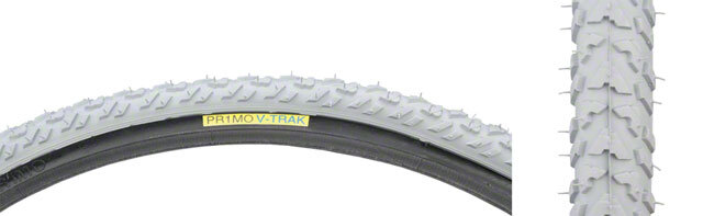 Primo Gray 24 x 1-3/8 Track Tire for Wheelchair # C-763 V