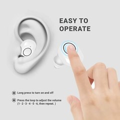 Hearing Aids Amplifier Rechargeable Pair Digital ITE Sound Amplifier Severe Loss