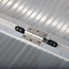 Titan Ramps 5 Foot Single-Fold Aluminum Wheelchair Ramp,600lb Capacity(Open Box)