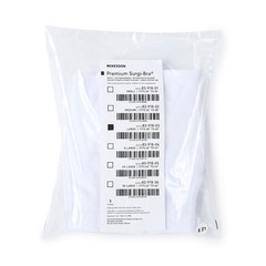 McKesson White Post-Surgical Bra 38 to 40 Inch Chest 38B / 36C / 34D Cup