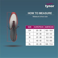 TYNOR Foot Drop Splint With Liner Ankle Orthosis Leaf Spring Plantar Flexion