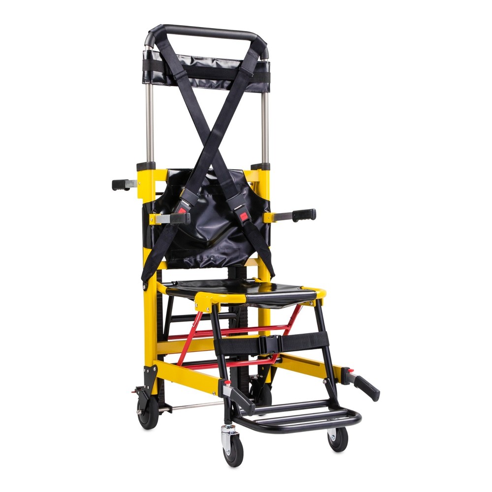 LINE2design Emergency Evacuation Chair – Manual Track Stair Chair – Cap. 400 lbs