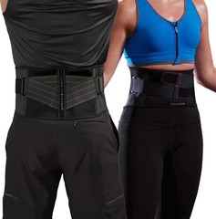 Rapid Relief Unisex Back Brace – Hot/Cold Therapy Adjustable Fit 30-48 inches