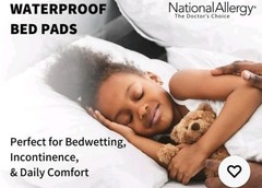 2 Reusable Waterproof Bed Pad Heavy Absorbency Washable Underpad 34×52