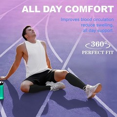 1/3 Pk Zip Up Open Toe Compression Zipper Socks Calf Support Stocking Women Men