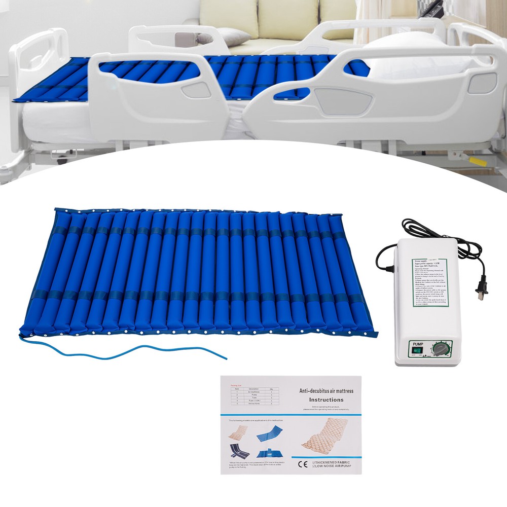 Alternating Pressure Pad Air Mattress for Hospital Bed Mattress Topper & Pump