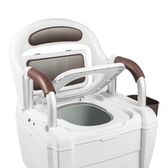 Bedside Commode, Adult Potty Chair Load 330lb for Seniors Elderly & Others