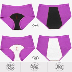 5 Pack High Absorbency Incontinence Underwear for Women Washable Leakproof Panti