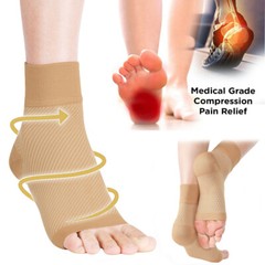 2/3/5 Pairs Plantar Fasciitis Ankle Support Compression Socks for Foot Swelling