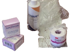 2 Boxes Safe n Simple Skin Barrier 2” Ring Seal + 8oz Entrust Odor Elimantor