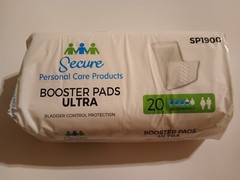 Secure personal care products Ultra Booster Pads 9×20=180 Pads 13″ Long SP1900