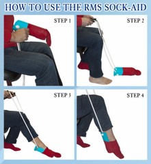 RMS Sock On / Sock Off Kit for Putting on and Removing Socks/Stockings