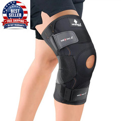 Hinged Knee Brace for Knee Pain with Side Stabilizers Women Men Knee Pad Meniscu