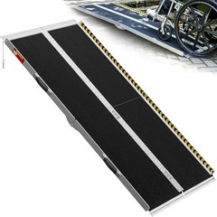 6FT Foldable Wheelchair Ramp with Reflective Safety Baffles – Accessible Living