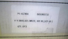 *NEW* Jazzy Air 2 DGN1803732 Ruby Red Complete Main Shroud Assembly