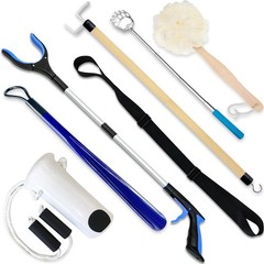 7PCS Hip Replacement Recovery Kit for Seniors with Grabber, Sock Aid & More