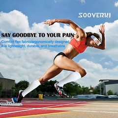 Graduated Copper Compression Socks for Men & Women Circulation 8 Pairs 15-20m…