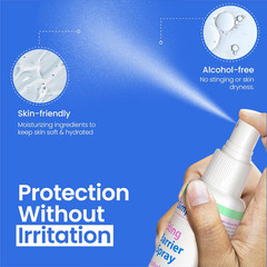Skin Barrier Spray No-Sting – 2Oz Bottle – Alcohol-Free Skin Prep Spray, Odor-Fr