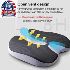 Cushion Non Slip Orthopedic Memory Foam Prostate Cushion for Tailbone Sciaticaba